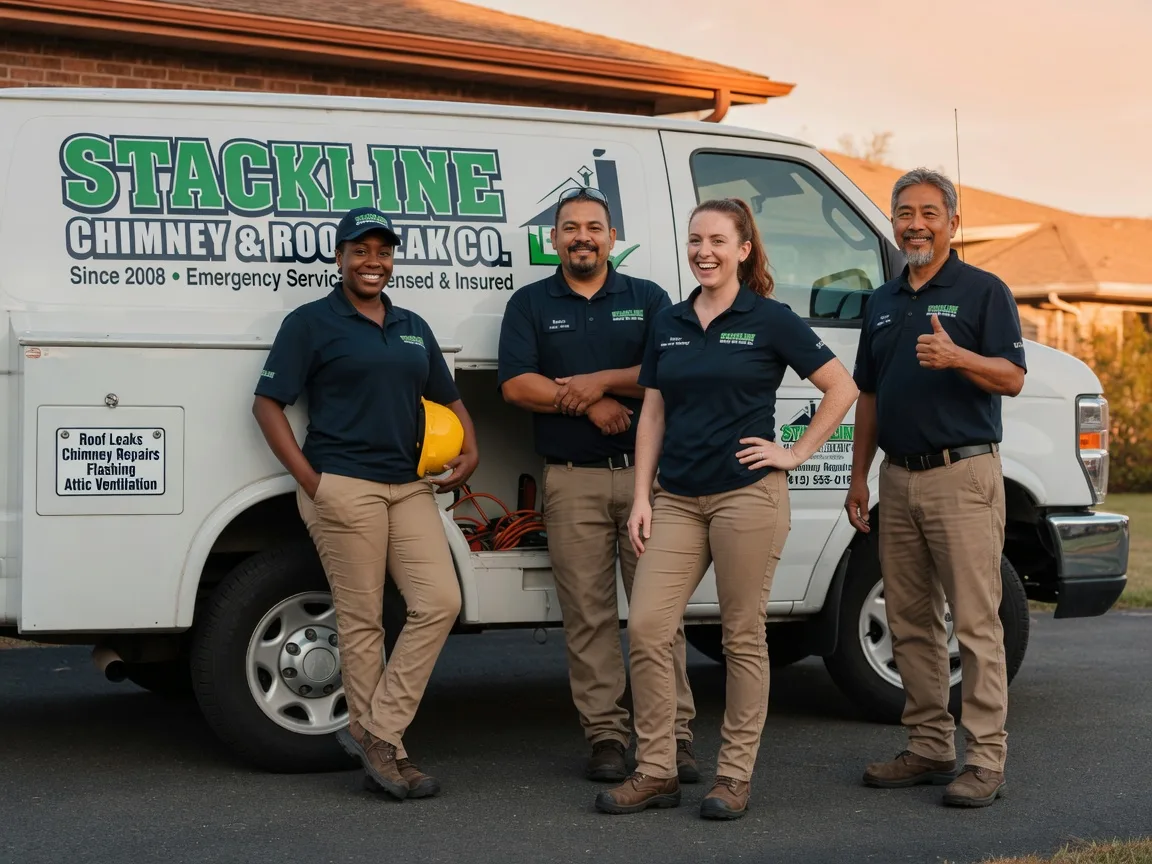 Chimney flashing repair company in Kemah, TX